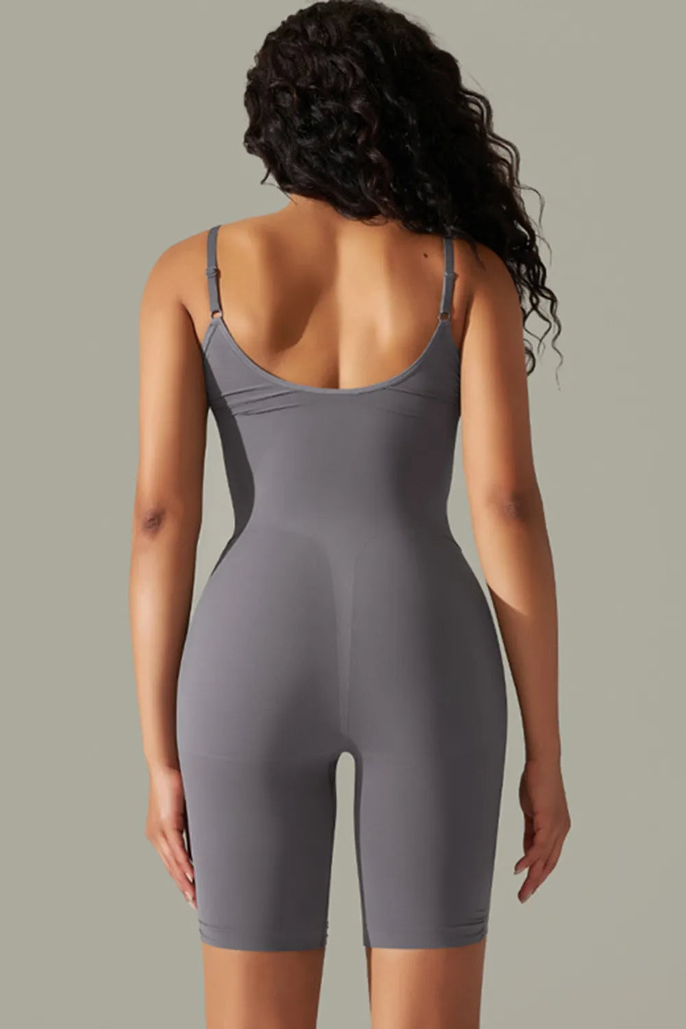 Spaghetti Strap Active Romper - Fashorio