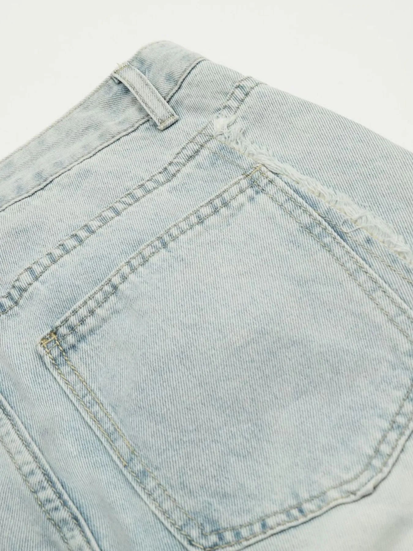 Men's Wide Leg Cargo Denim Shorts - Fashorio