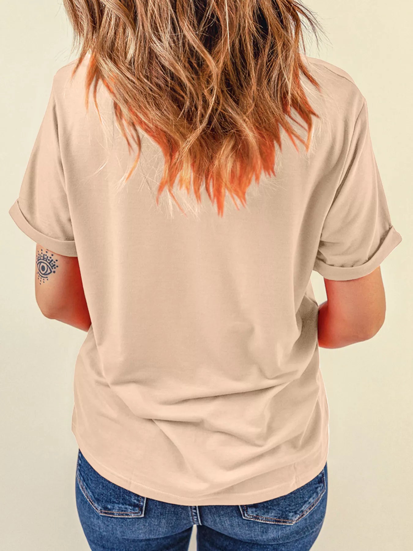 Halloween Bowknot Ghost Pumpkin Graphic T Shirt - Fashorio