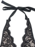Lace Halter Neck Bodysuit - Fashorio