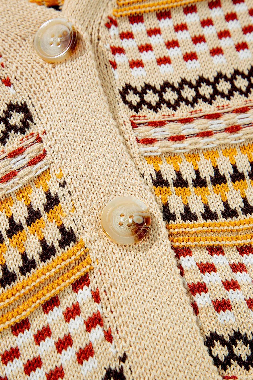 Button Down Long Sleeve Cardigan - Fashorio