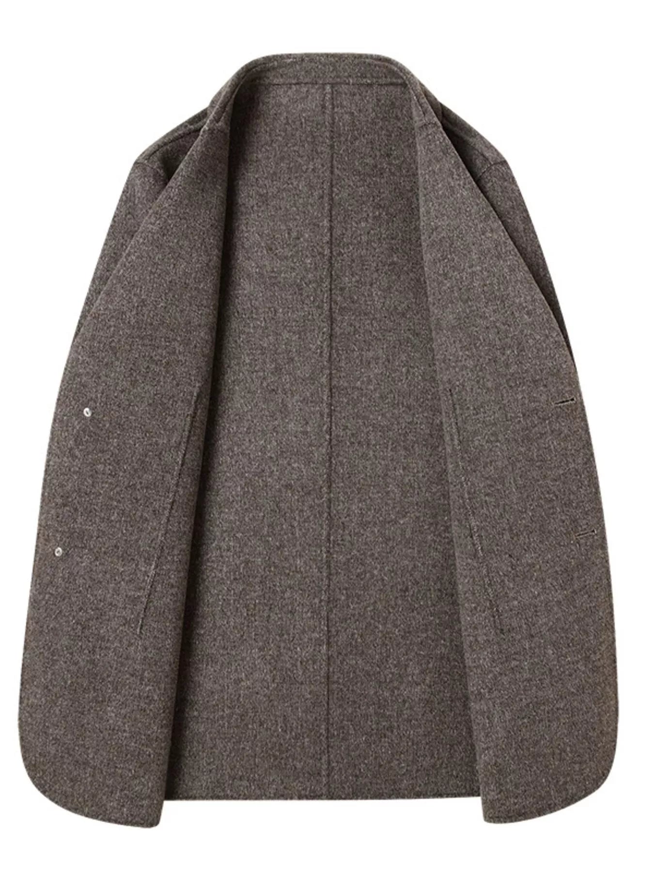Men's Plus Size One Button Long Sleeve Blazer - Fashorio