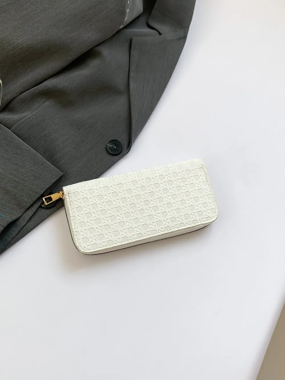 PU Leather Solid Color Wallet - Fashorio