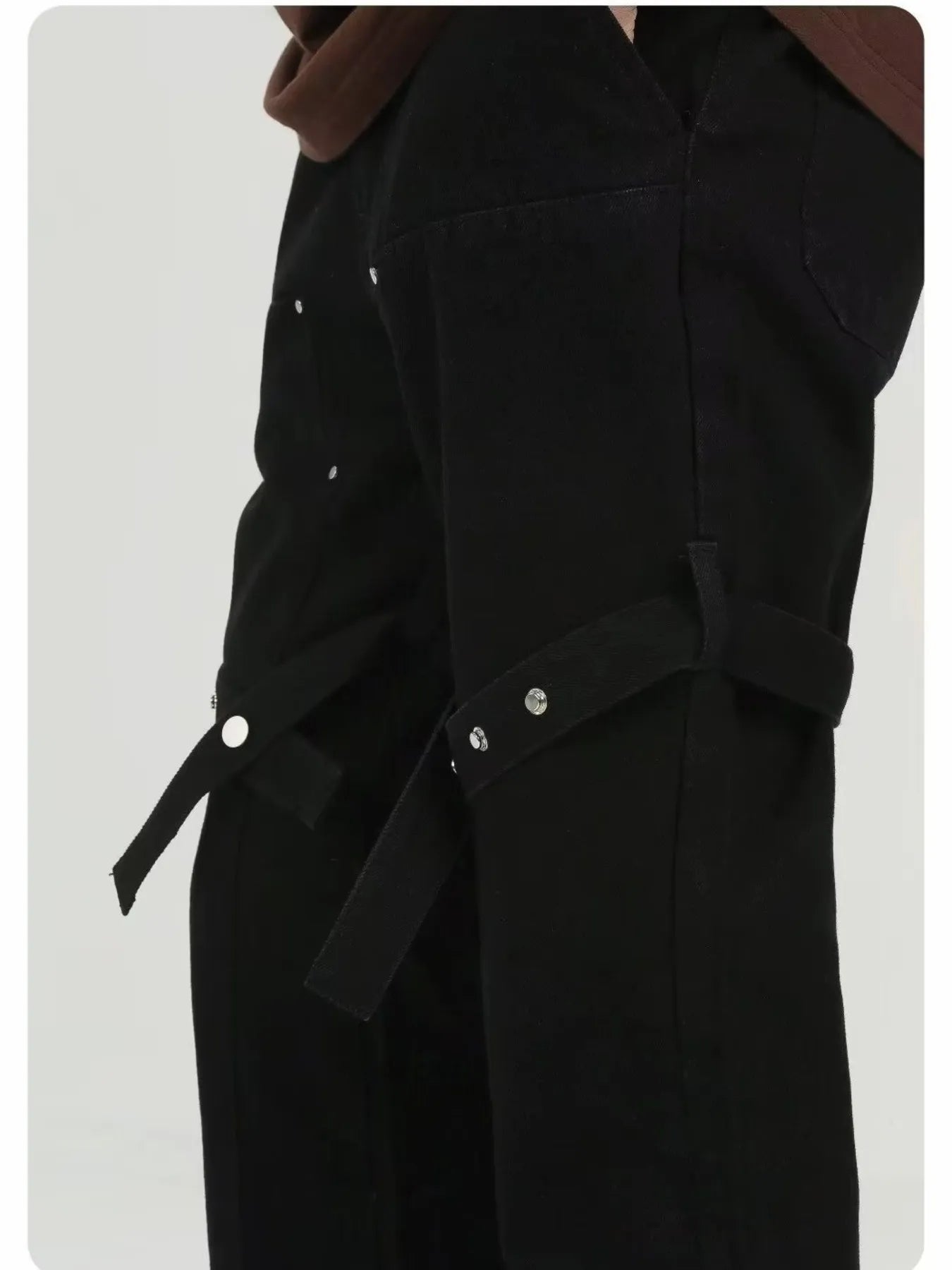 Men's Plus Size Studded Cargo Jeans - Fashorio