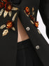 Embroidered Long Sleeve Blazer - Fashorio