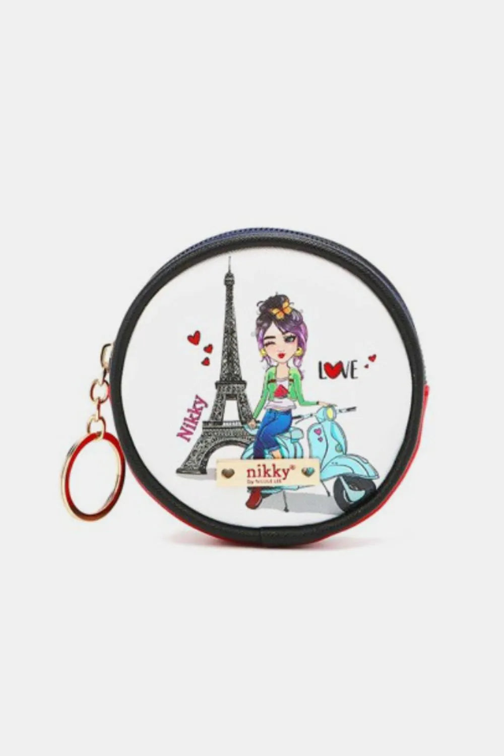 Nicole Lee USA Keychain Round Coin Purse - Fashorio