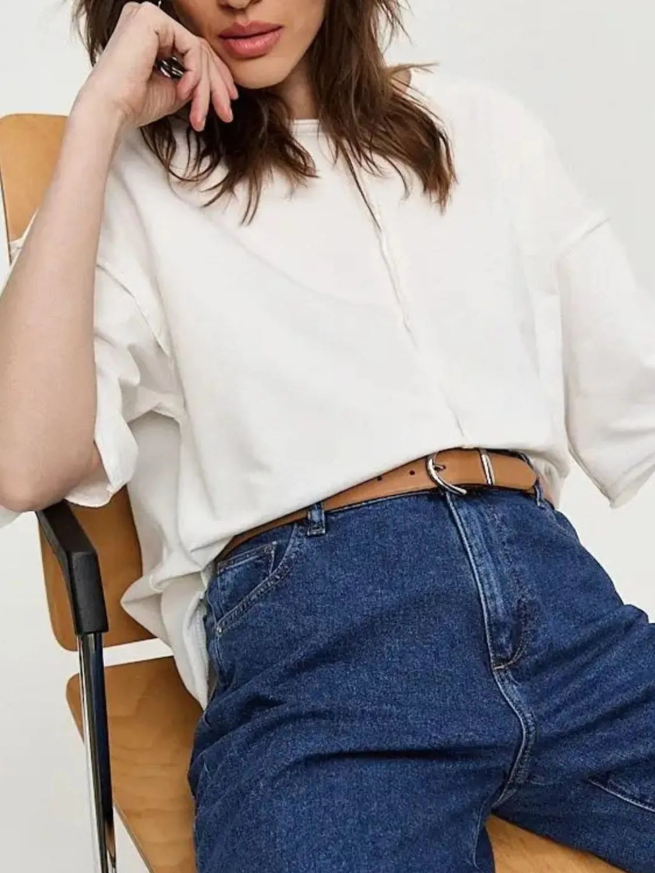 Round Neck Half Sleeve T-Shirt - Fashorio