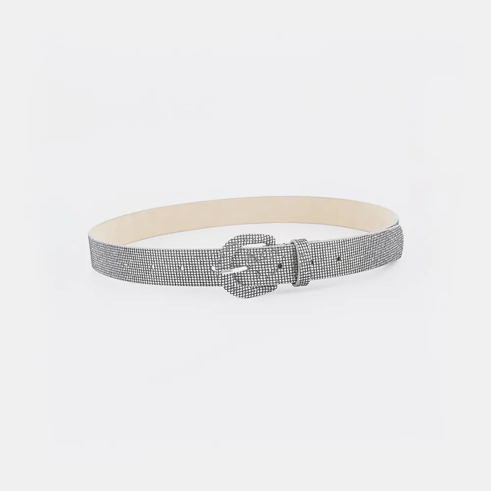 Sequin PU Leather Belt - Fashorio