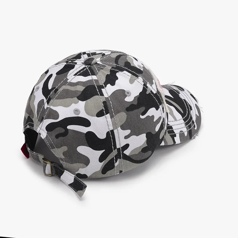 Letter Adjustable Cotton Baseball Cap - Fashorio
