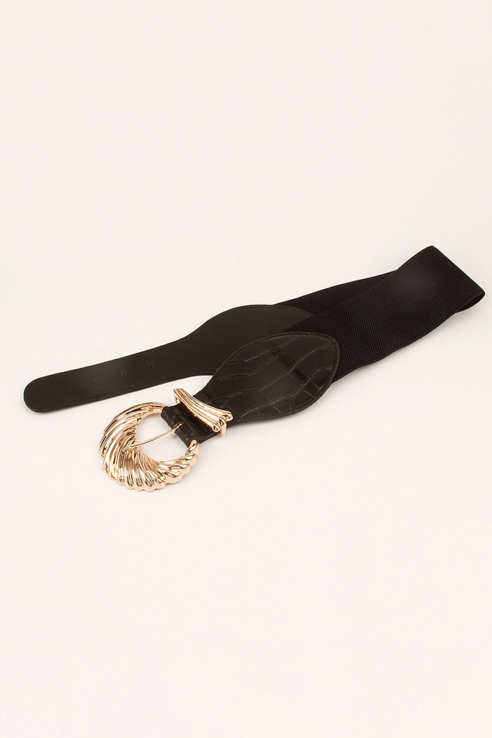 Shell Alloy Buckle Elastic Belt - Fashorio