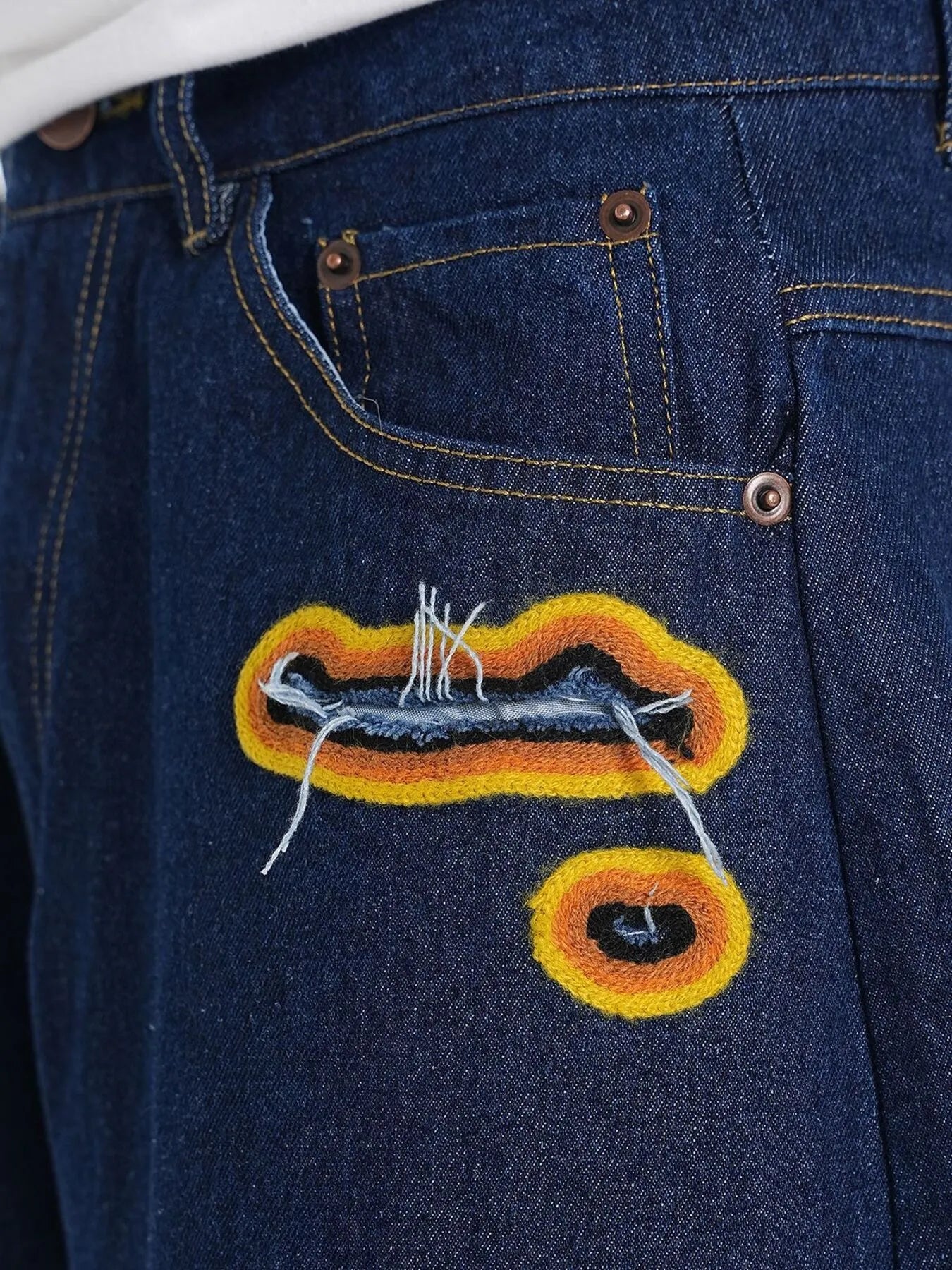 Men's Distressed Loose Fit Denim Shorts - Fashorio