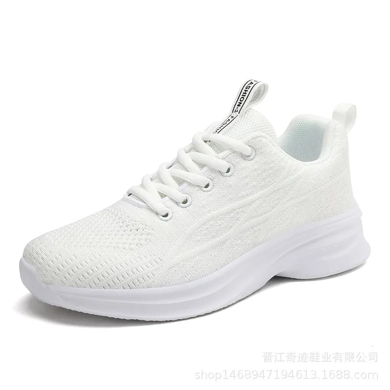 Breathable Mesh Lace Up Athletic - Fashorio