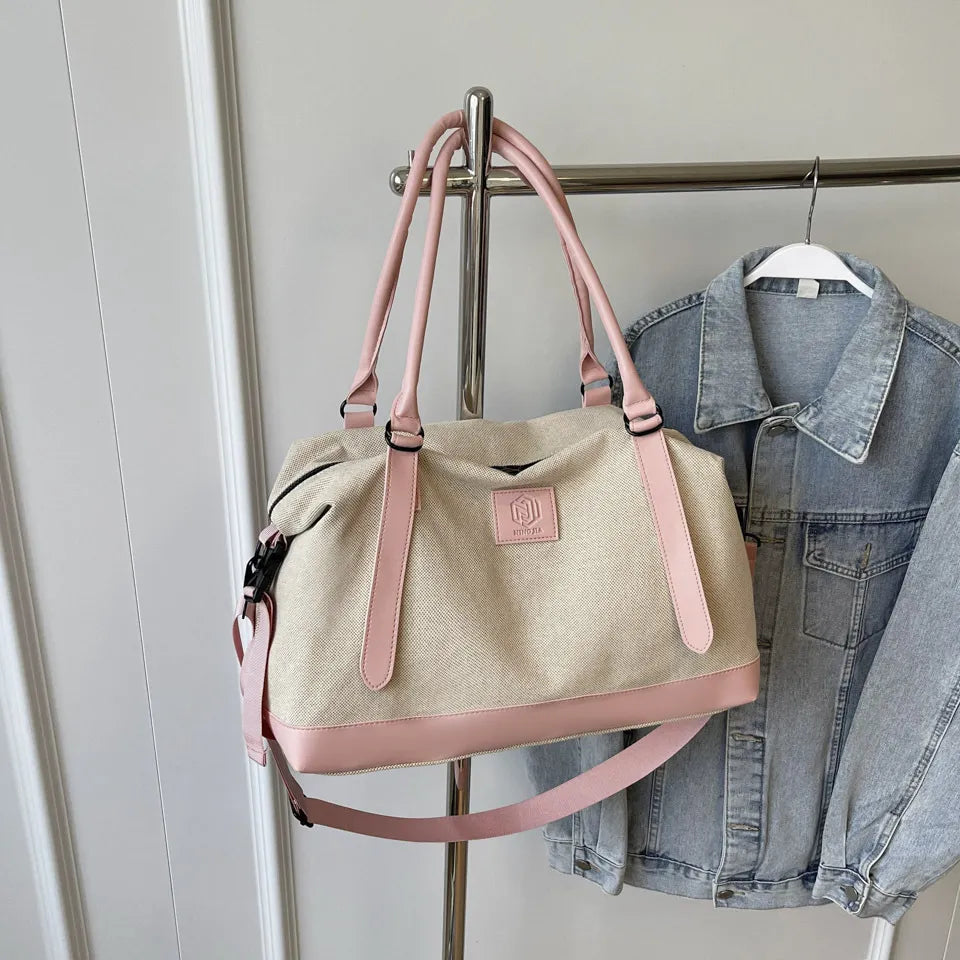 Contrast Travel Bag - Fashorio