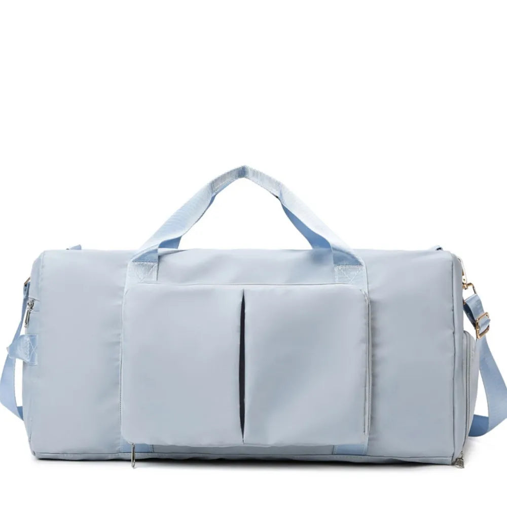 Wet and Dry Separation Travel Bag Light Blue One Size - Fashorio