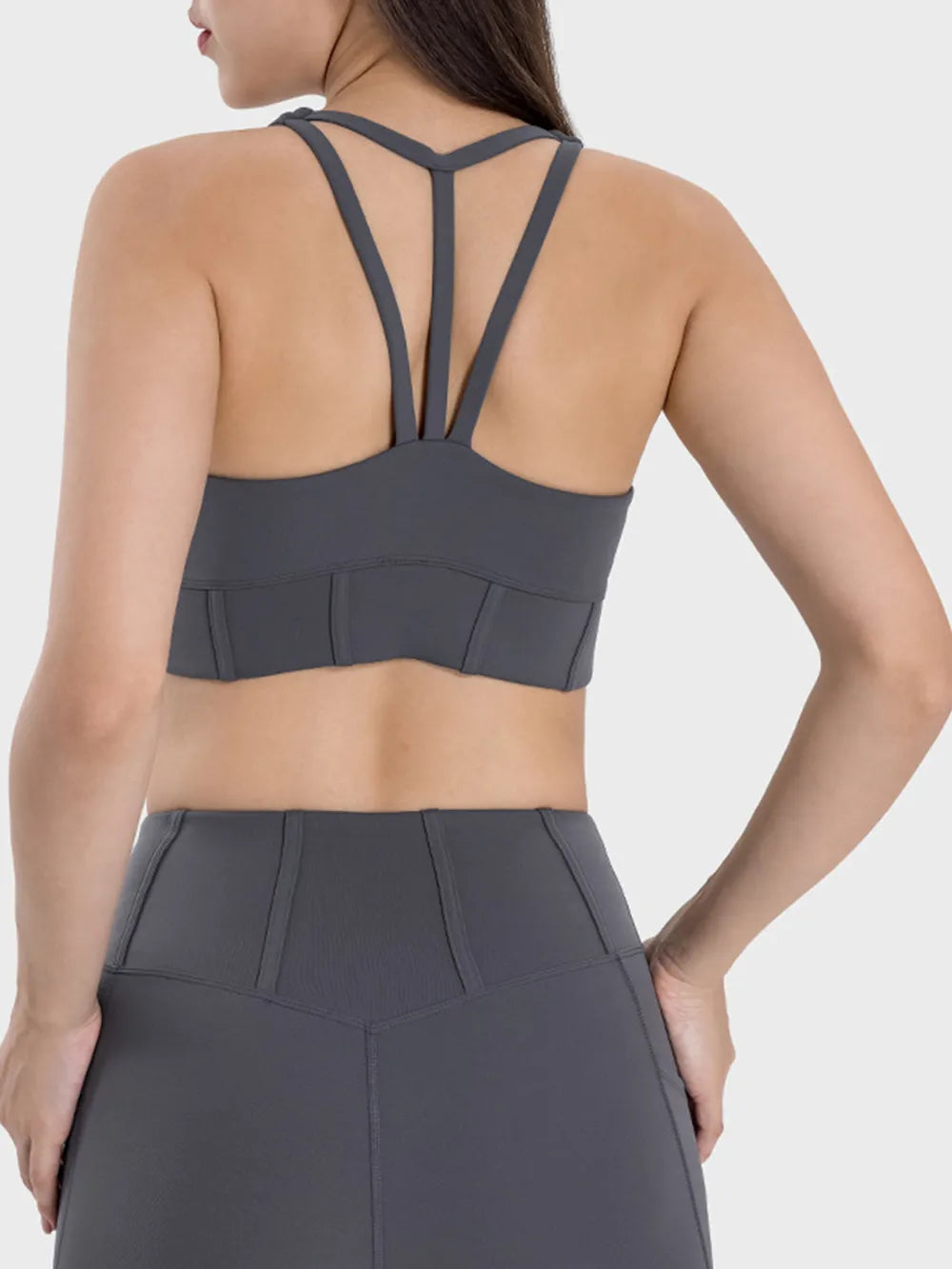 Millennia Square Neck Wide Strap Active Tank - Fashorio