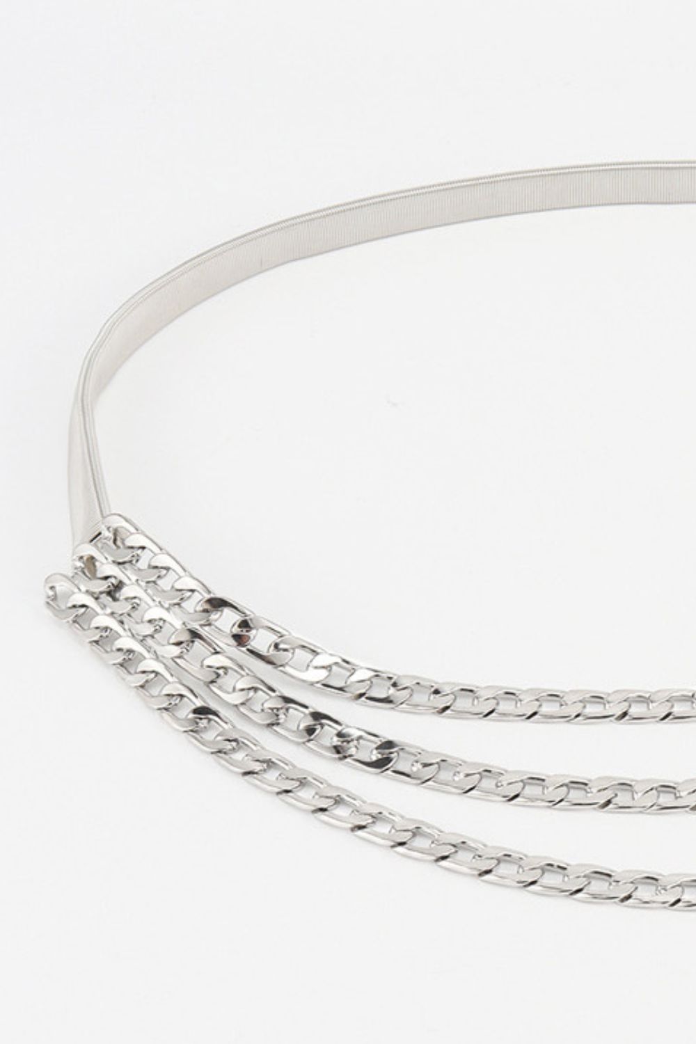 Metal Triple-Layered Chain Belt - Fashorio