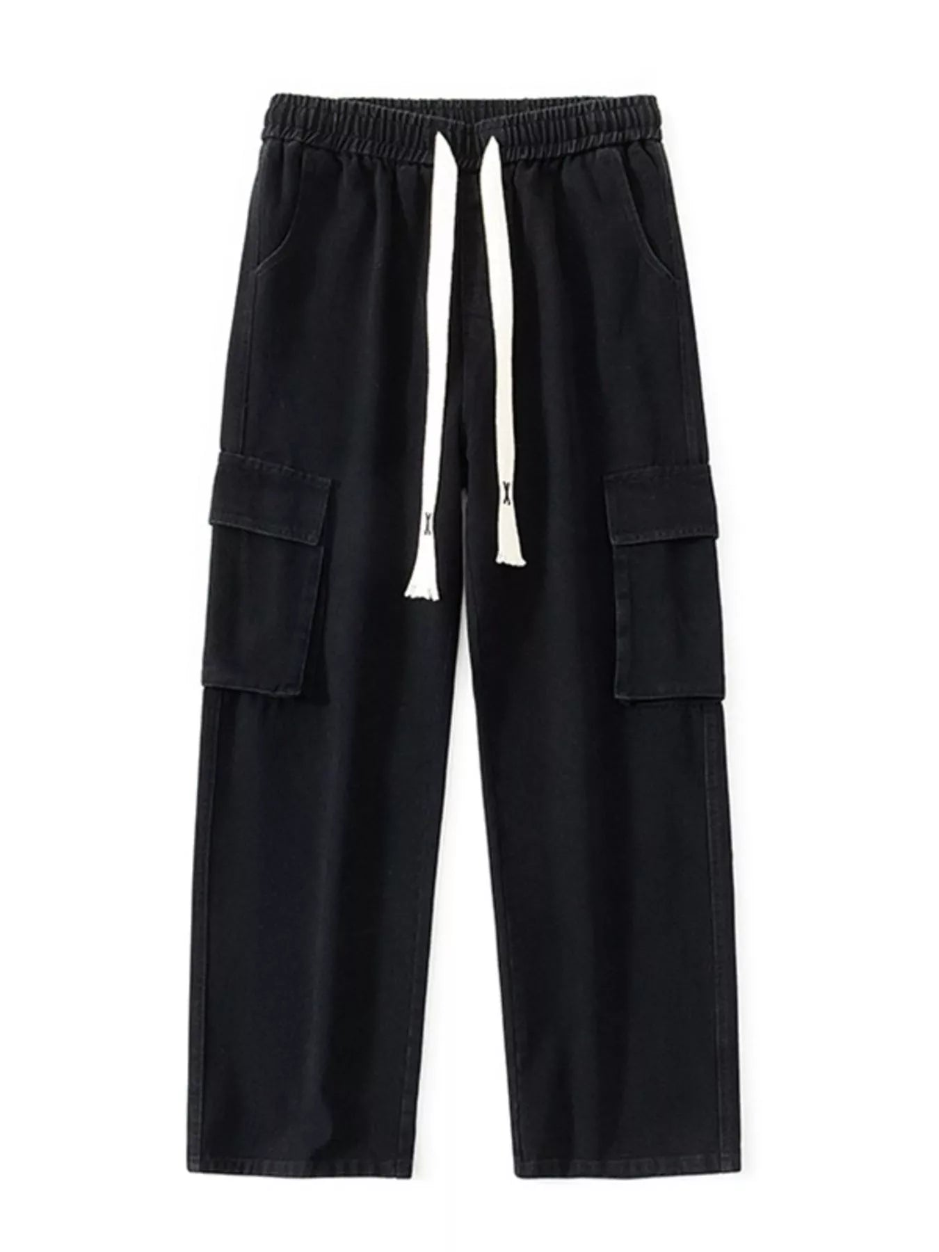 Men’s Plus Size Wide Leg Cargo Jeans – Full Size Relaxed Fit - Fashorio