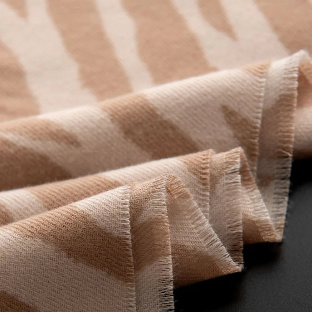 Animal Print Polyester Scarf - Fashorio