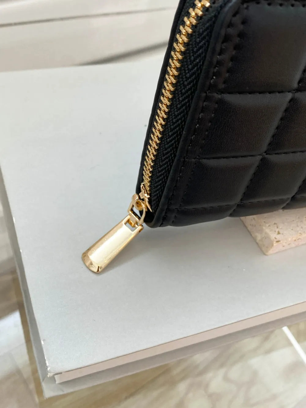 PU Leather Solid Color Wallet - Fashorio