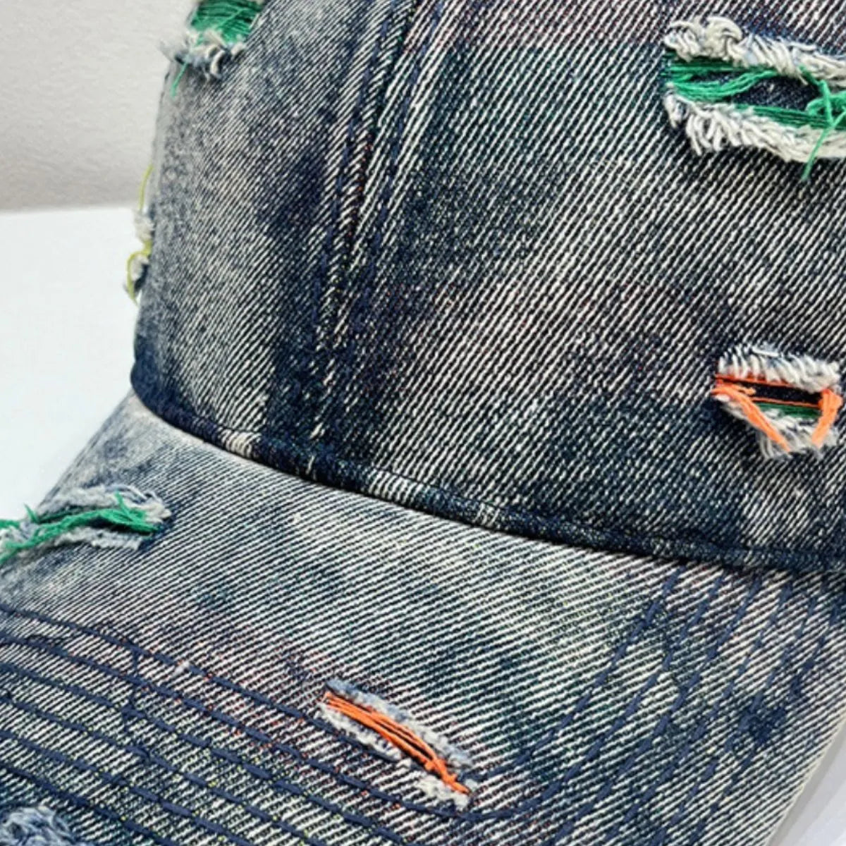 Distressed Adjustable Baseball Cap - Fashorio