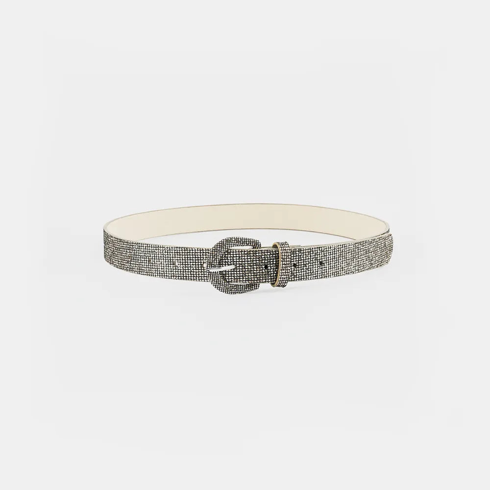 Sequin PU Leather Belt - Fashorio