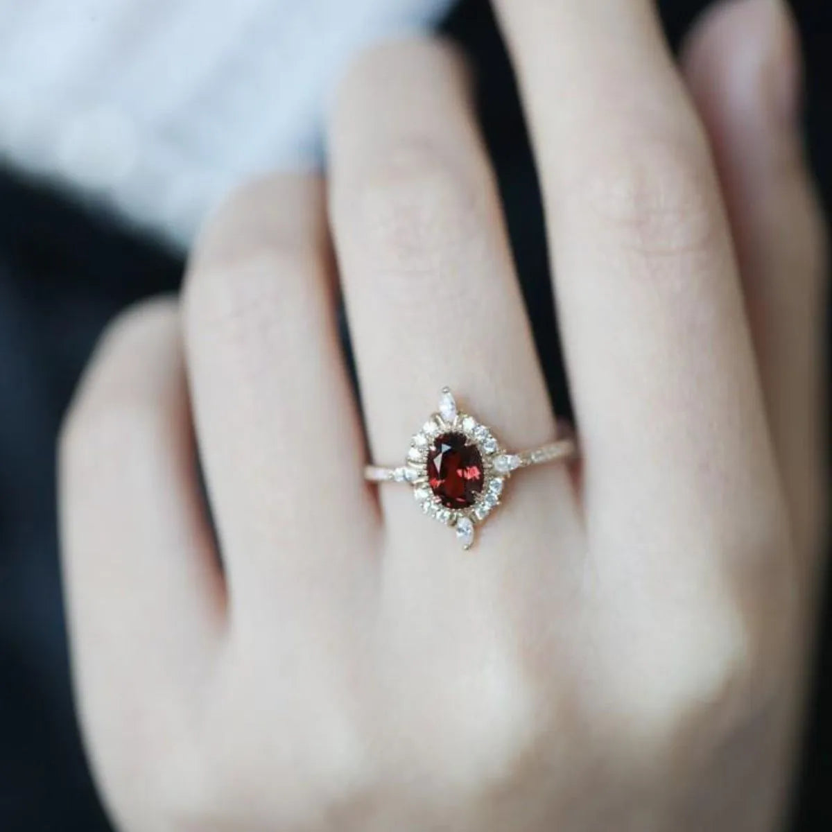 925 Sterling Silver Zircon Ring - Fashorio