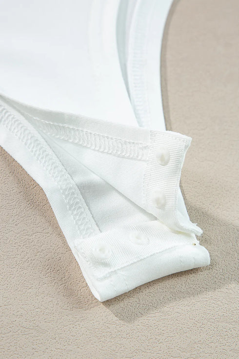 Eyelet Lace Long Sleeve Bodysuit - Fashorio