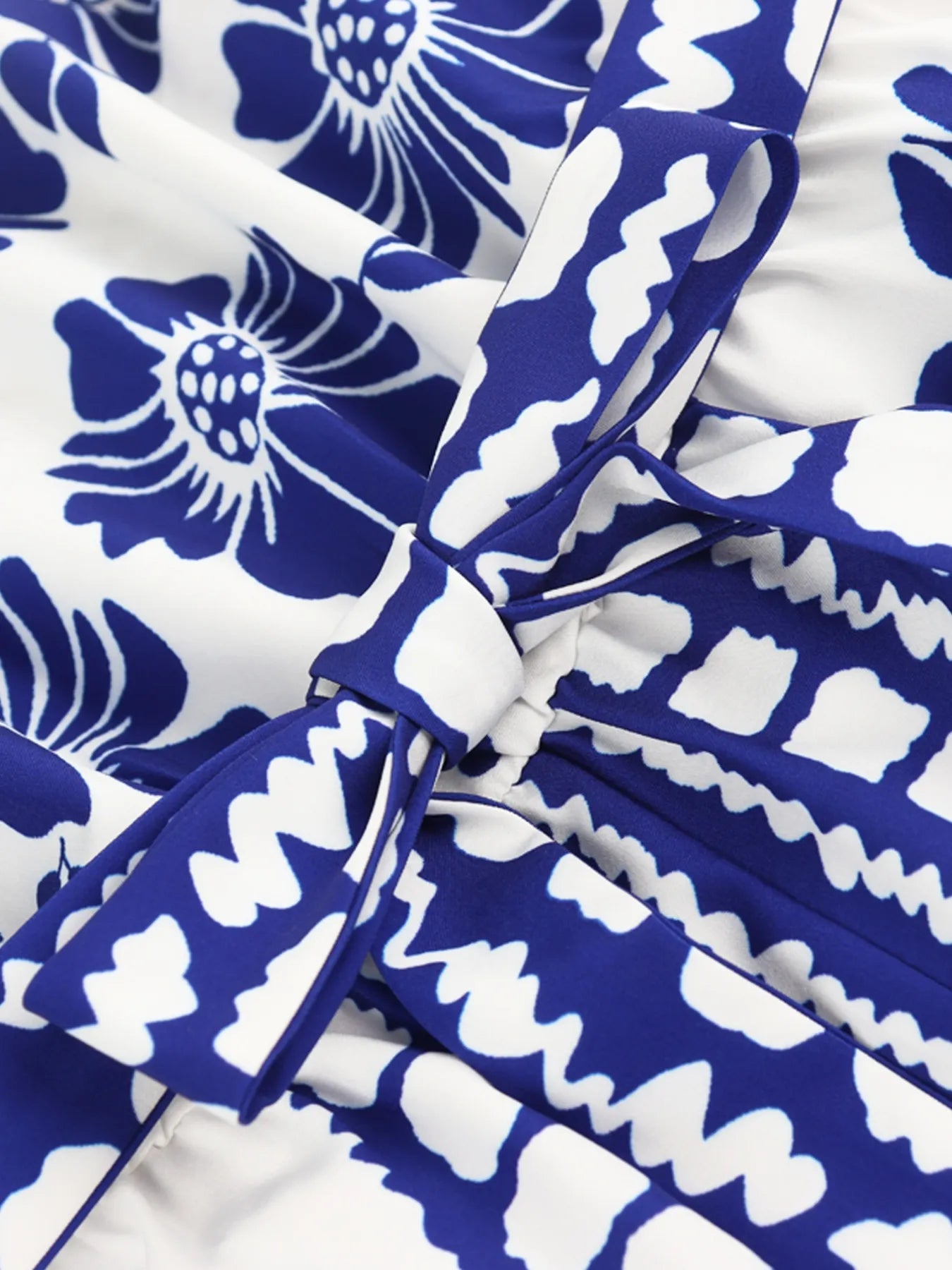 Printed Tube Tie Waist Romper - Fashorio
