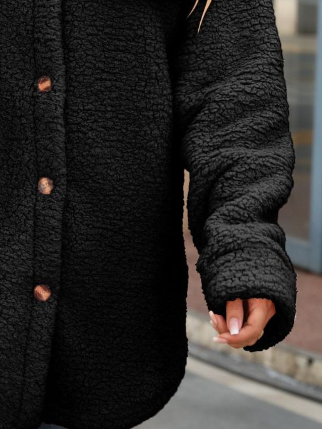 Button Down Collared Coat - Fashorio