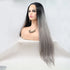 13*3" Lace Front Wigs Synthetic Long Straight 24" 130% Density - Fashorio
