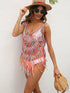 Crochet Fringe Beach Cover Up - Fashorio