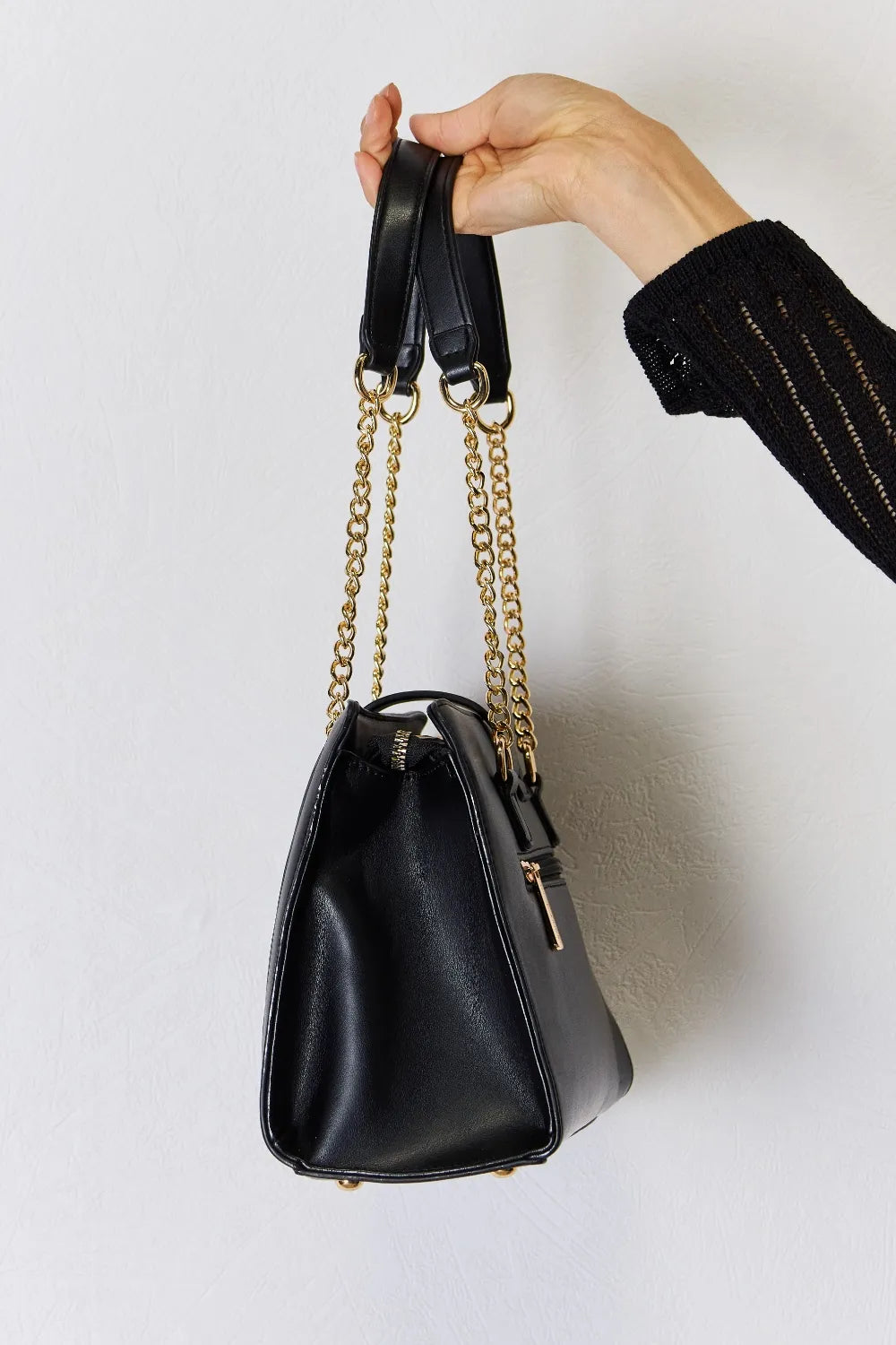David Jones Quilted PU Leather Handbag - Fashorio