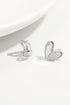 925 Sterling Silver Heart Stud Earrings - Fashorio