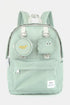 Himawari Waterproof Canvas Backpack Bag with Removable Coin Purse Mint One Size - Fashorio