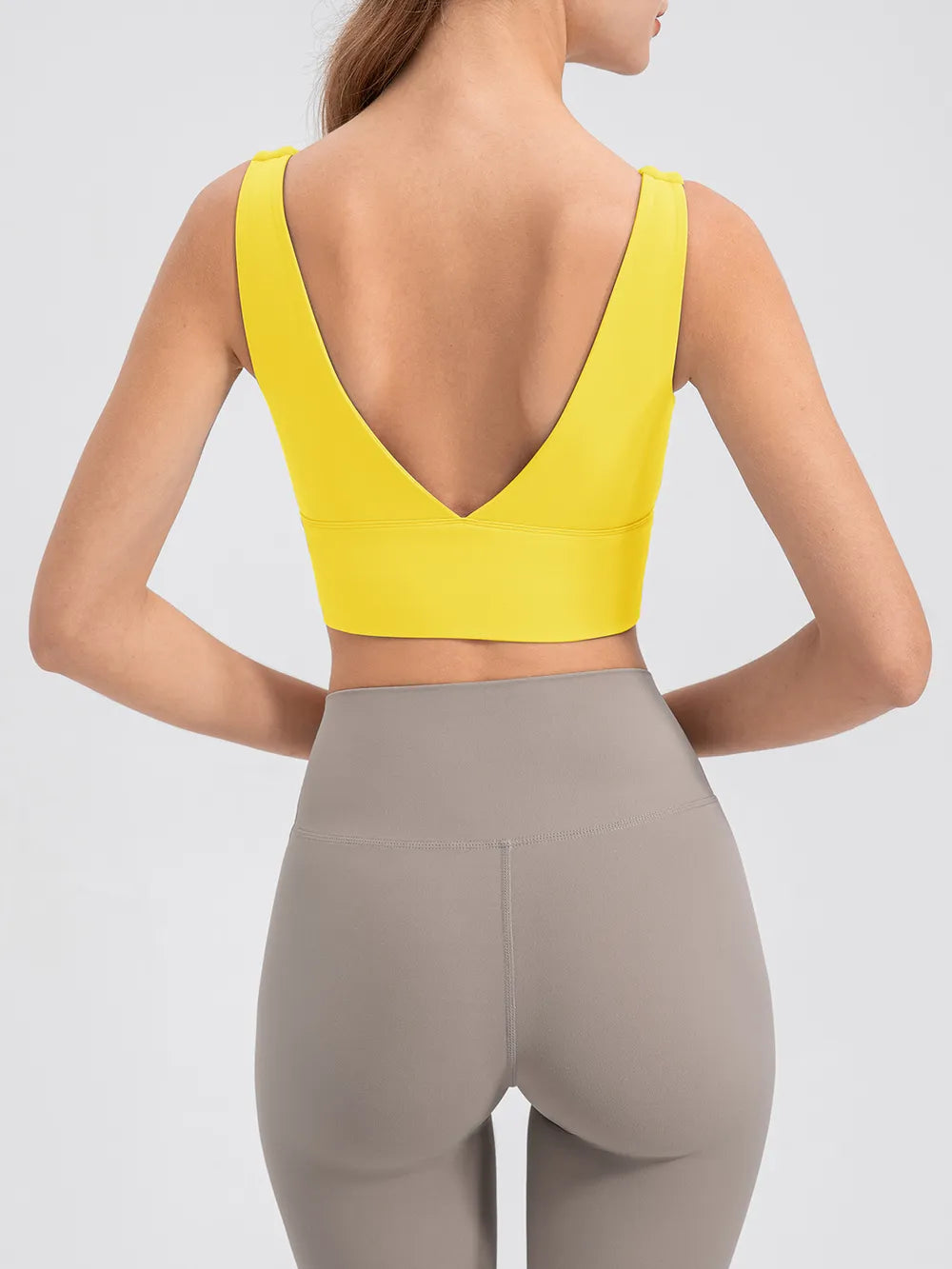 Scoop Neck Wide Strap Active Tank - Fashorio