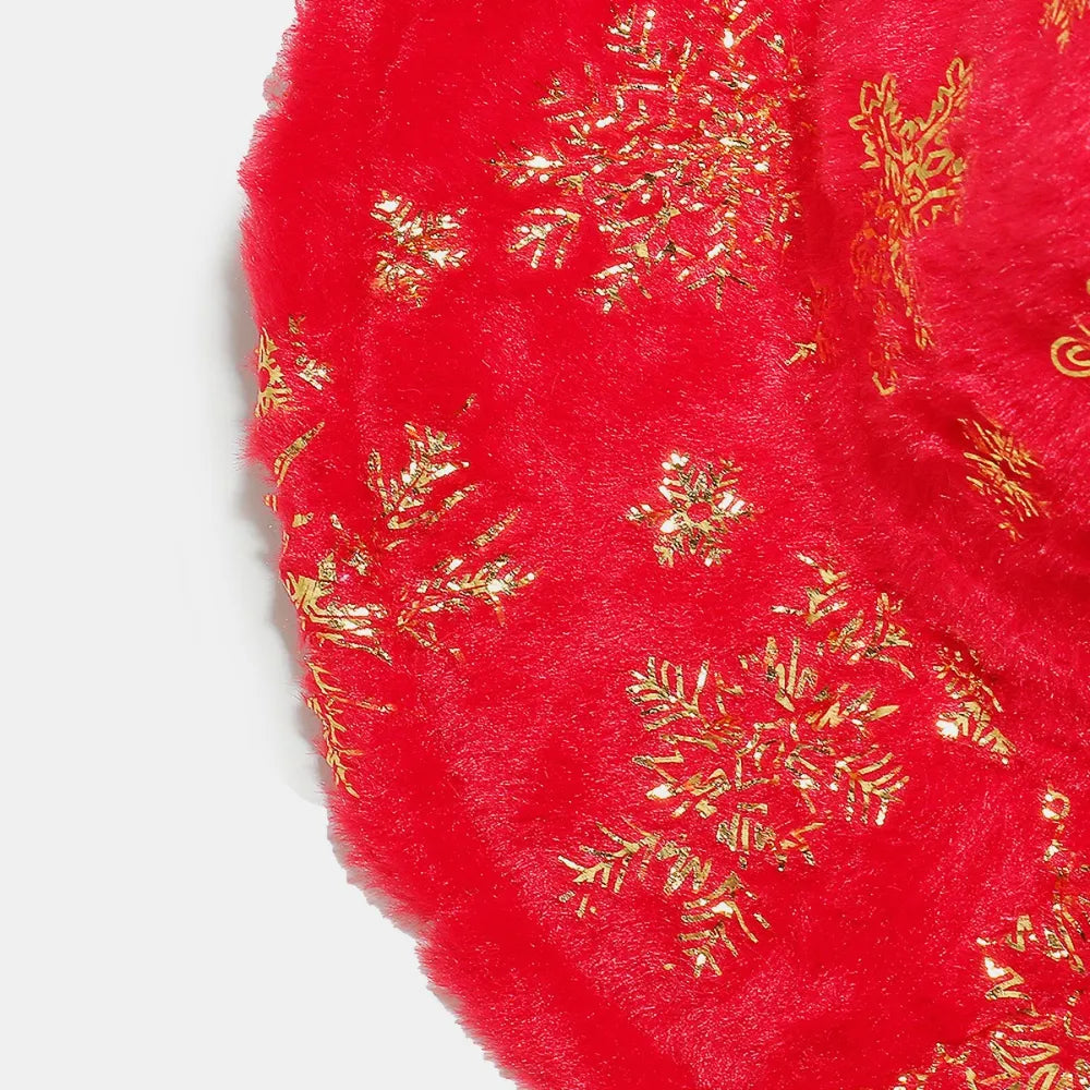 Fuzzy Snowflakes Polyester Hat - Fashorio