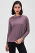 Millennia Loose Fit Active Top Mauve - Fashorio