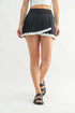 MONO B Court Charm Pleated Skort BLACK - Fashorio