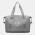 Oxford Cloth Oversize Travel Bag Gray One Size - Fashorio