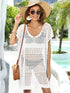 Crochet Knit Beach Cover Up Dress - Fashorio