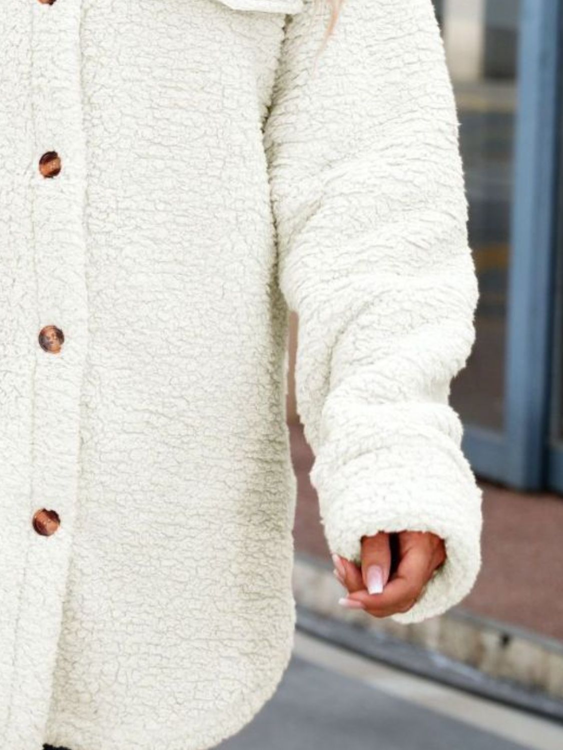 Button Down Collared Coat - Fashorio