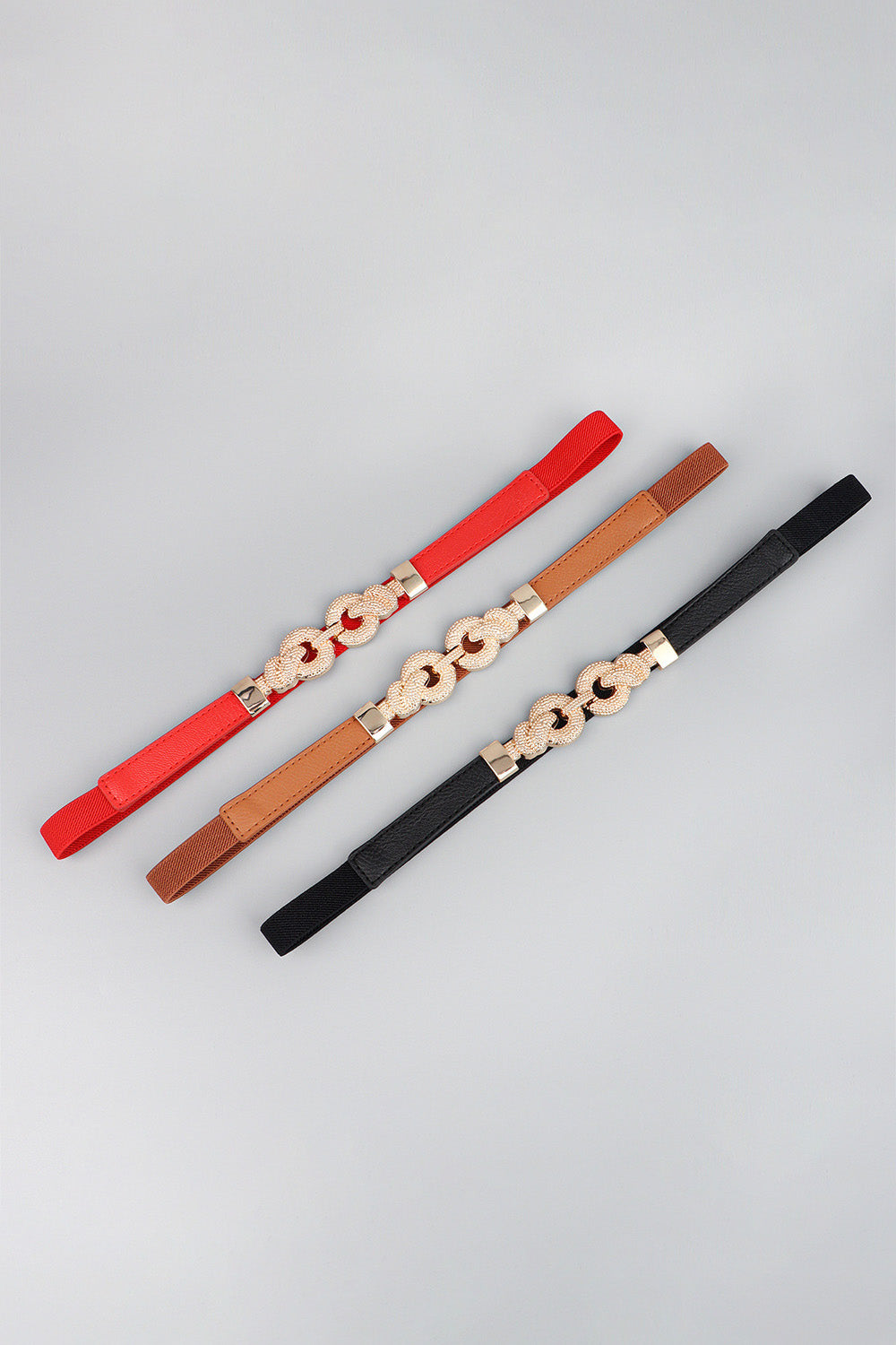 Zinc Alloy Buckle PU Leather Belt - Fashorio