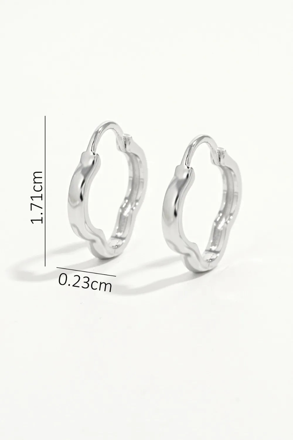 925 Sterling Silver Inlaid Zircon Earrings - Fashorio