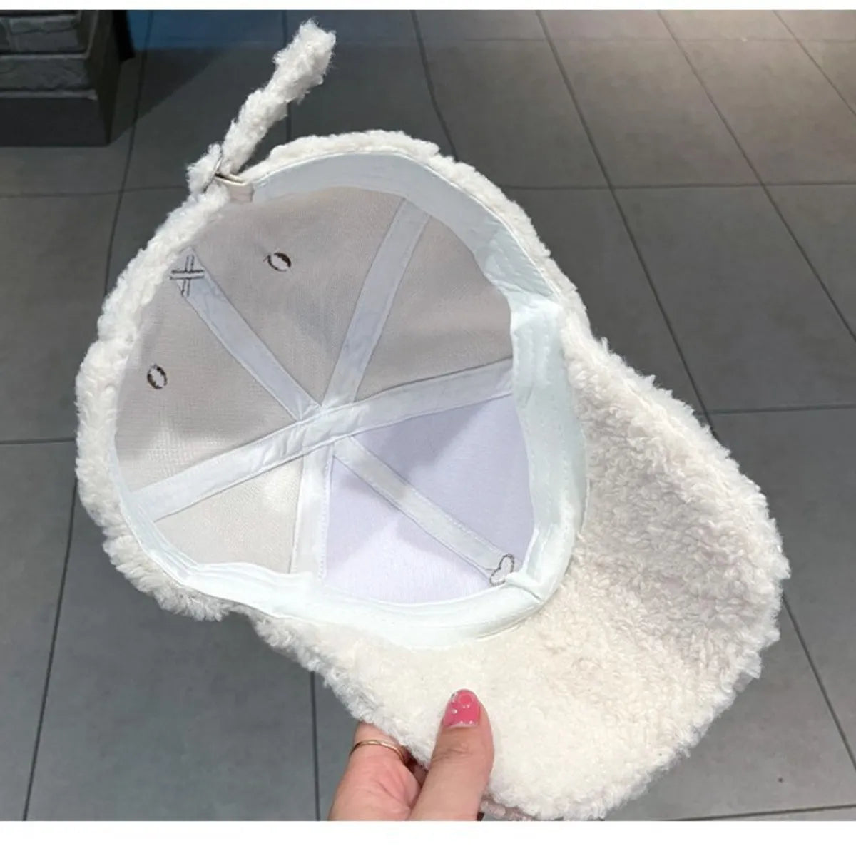 Cute Fluffy Bear Ears Winter Hat - Fashorio