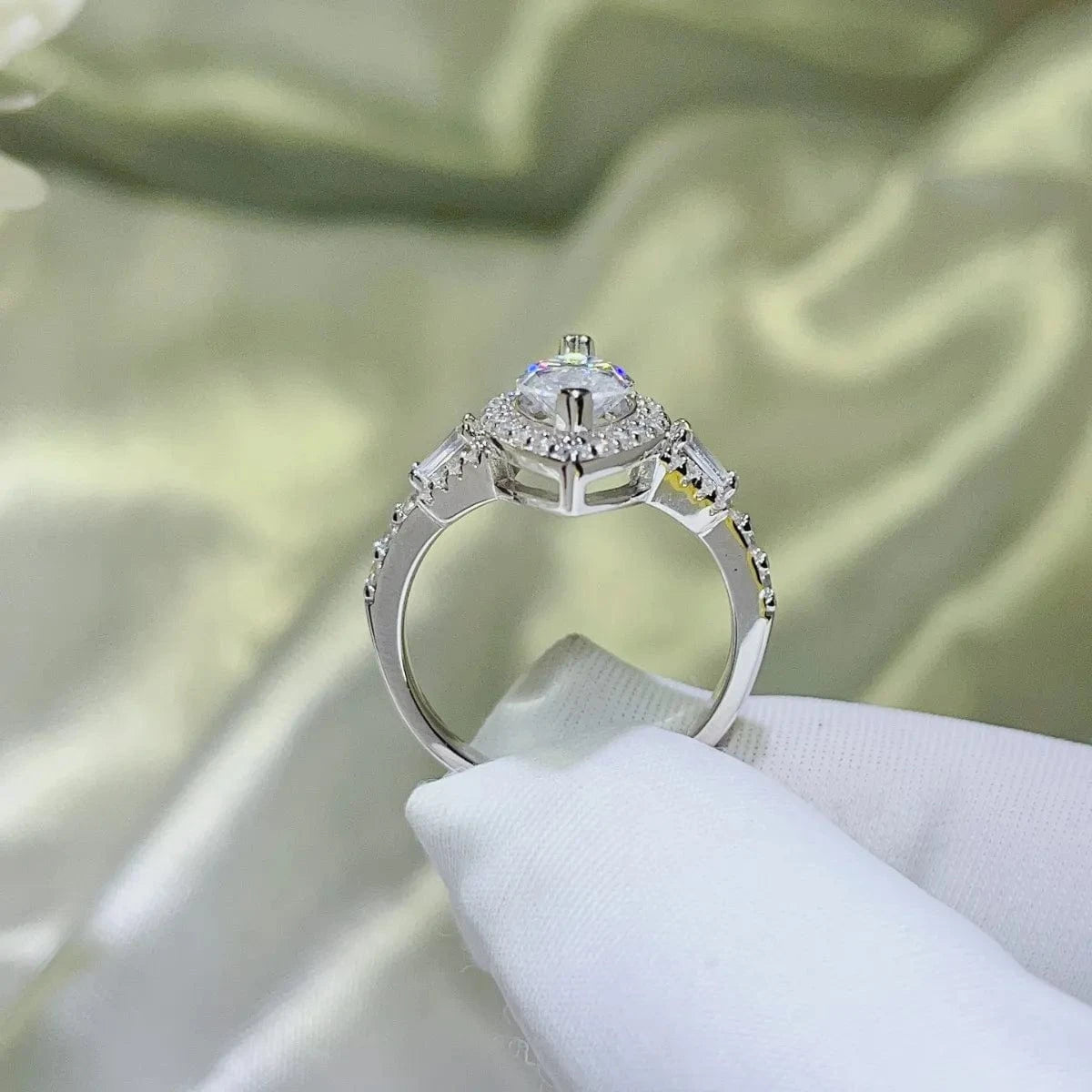 2 Carat Moissanite 925 Sterling Silver Ring - Fashorio