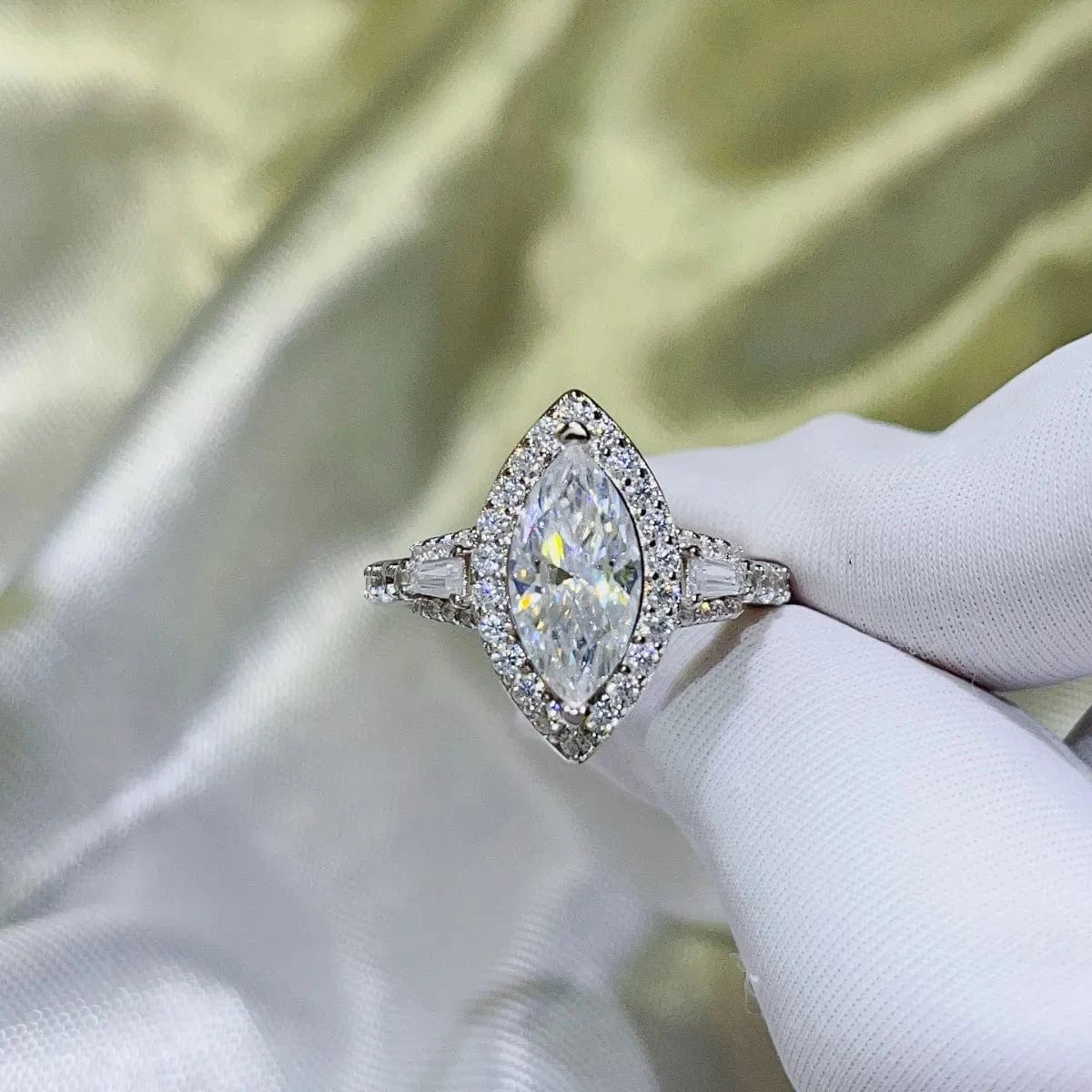 2 Carat Moissanite 925 Sterling Silver Ring - Fashorio