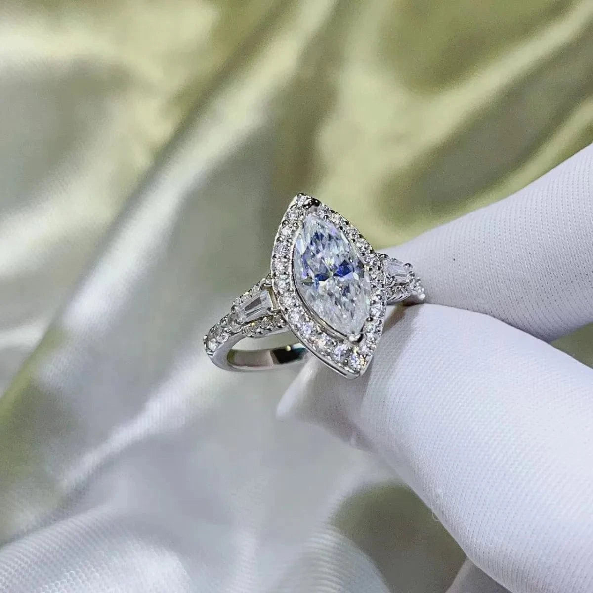 2 Carat Moissanite 925 Sterling Silver Ring - Fashorio
