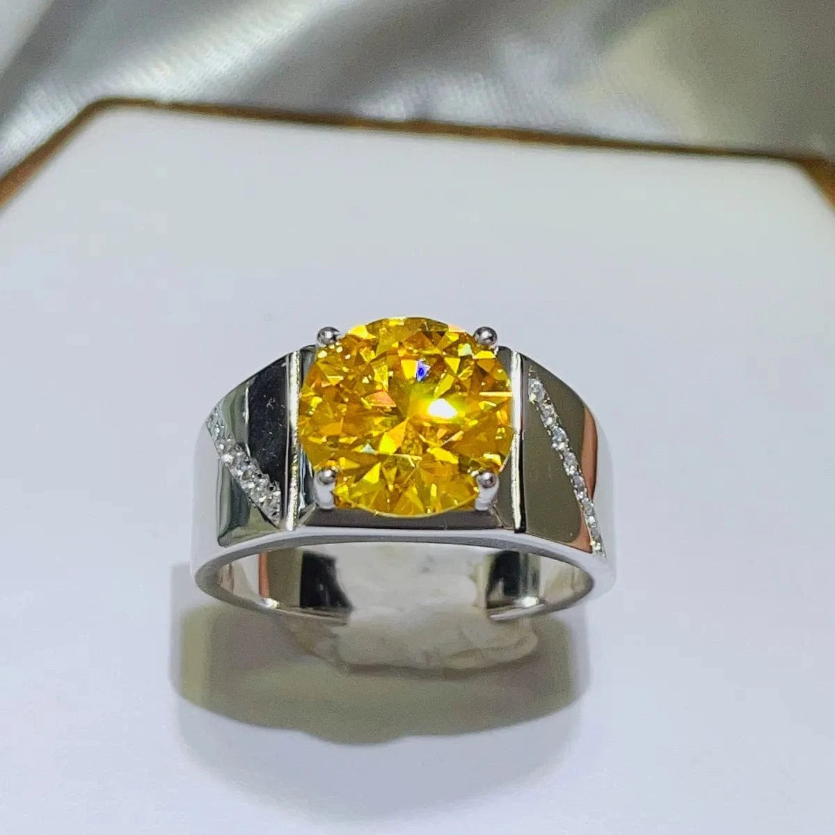 5 Carat Moissanite 925 Sterling Silver Ring - Fashorio