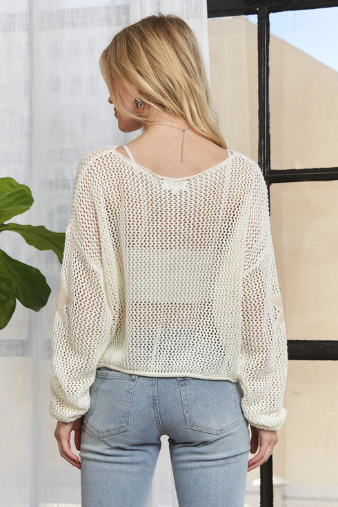 ADORA Lightweight Loose Knit Sweater - Fashorio