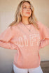 And The Why WIFEY & Heart Round Neck Sweater - Fashorio